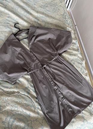 Незвична асеметрична сукня з відкритою спиною з кишенями паском made in italy 🇮🇹