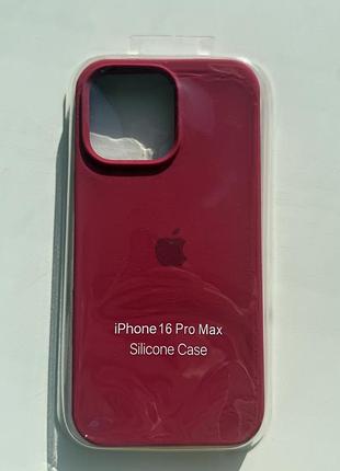 Новий силіконовий чохол на iphone 16 pro max
