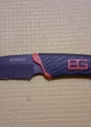 Туристический нож для выживания gerber bear grylls compact fixed blade.