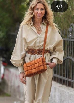 H&m сукня-сорочка бежевий колір л-хл