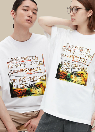 Футболка unisex uniqlo