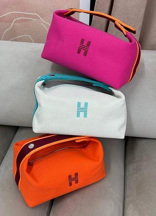 Лаконичные косметички от hermes😍