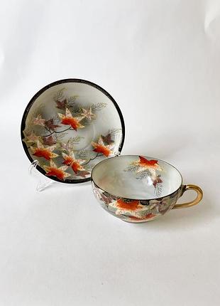 Чайна пара тонка порцеляна вінтаж японія