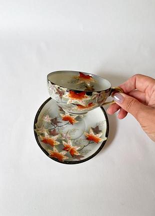 Чайна пара тонка порцеляна вінтаж японія