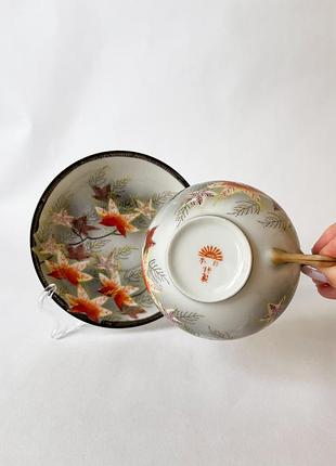 Чайна пара тонка порцеляна вінтаж японія
