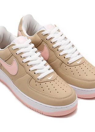Кросівки nike air force 1 low beige