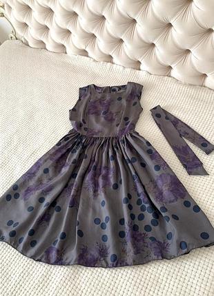 Шикарна оксамитова сукня плаття платье сіре mango