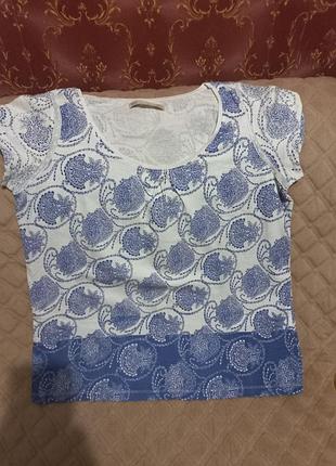 Футболка котонова домашня/піжамна. розмір л.