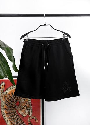 Шорти унісекс chrome hearts хром хартс чорні