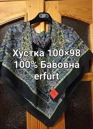 Erfurt большой платок из хлопка с узором