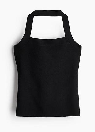 Майка том вʼязаний чорний h&m