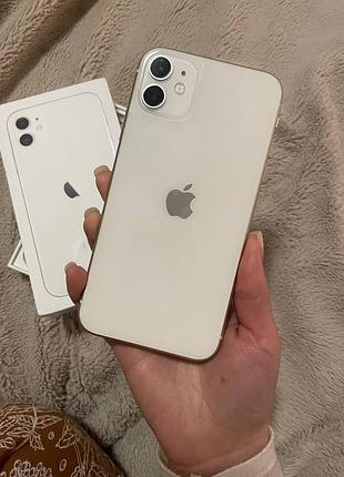 Свій iphone 11 білий 64 gb apple silver без ремонту!