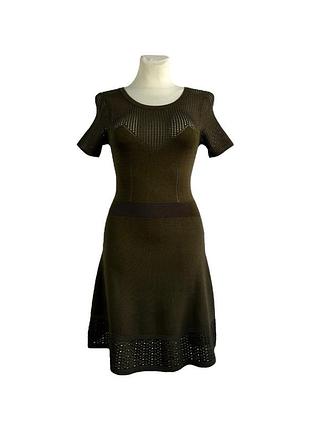 Сукня, плаття хакі французьке дизайнерське sandro paris