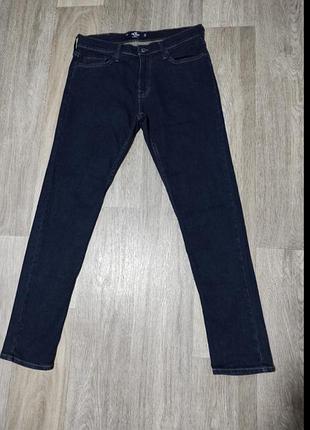 Мужские синие джинсы hollister размер м 31/32
