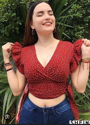 Топ с бантами