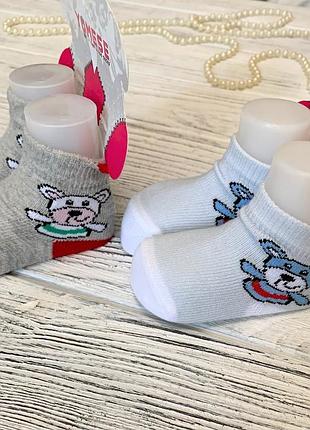Набор детских хлопковых носков yumese для новорожденного 0-3м