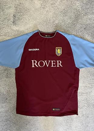 Diadora aston villa чоловіча вінтажна футбольна форма джерсі футболка