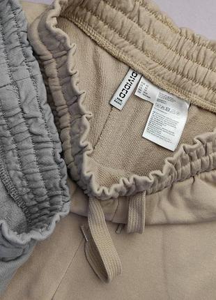 Хлопок. трикотажные женские шорты на резинке. h&m 7-8 р. xs4 фото