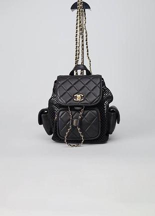 Рюкзак кожаный стеганый брендовый люкс