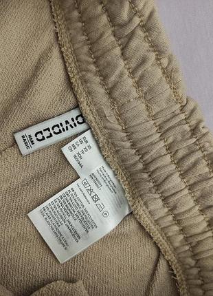 Хлопок. трикотажные женские шорты на резинке. h&m 7-8 р. xs10 фото