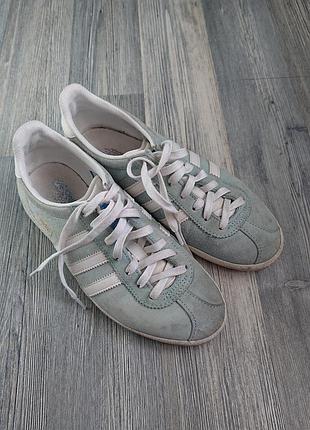 Кожаные кроссовки adidas gazelle р. 37 (38)