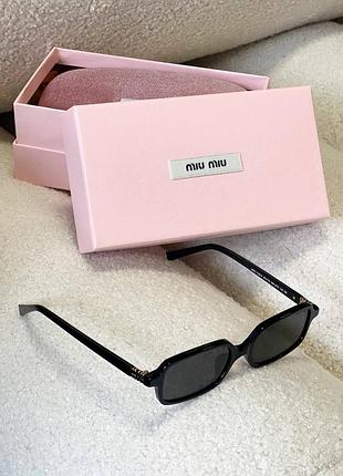 Очки окуляри брендовые черные миу люкс