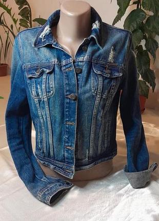 Джинсовка джинсовий піджак жакет куртка bershka  стильний трендовий якісний крутий