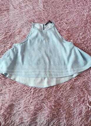 Топ котоновий від zara