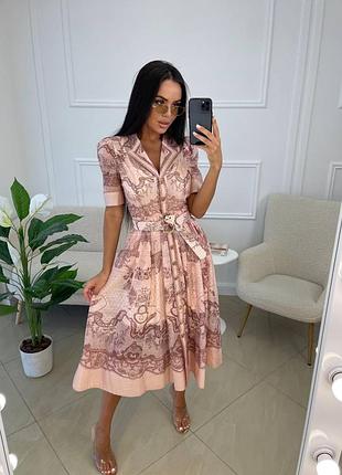 Брендова жіноча сукня міді плаття