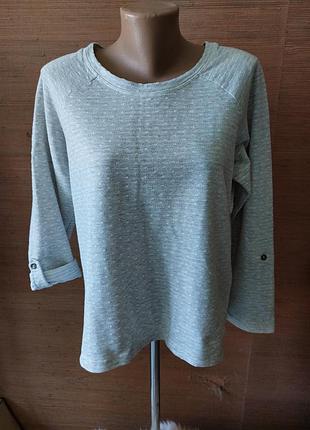 🍏🍊🍎 красивый серый свитшот в горох