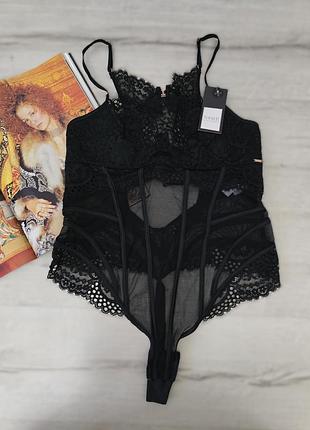 Боди "hunkemoller. noir"3 фото