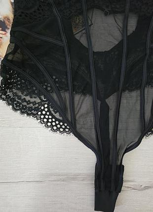 Боди "hunkemoller. noir"5 фото