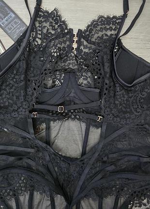 Боди "hunkemoller. noir"7 фото