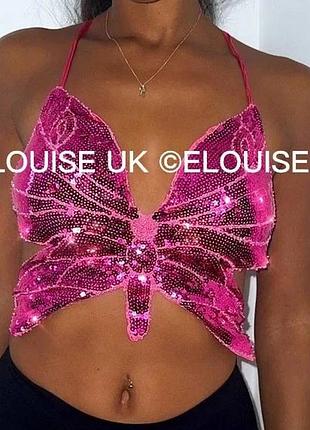 Кроп топ бабочка y2k dollskill9 фото