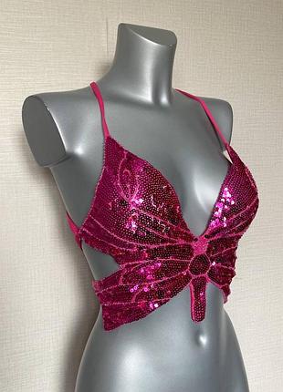 Кроп топ бабочка y2k dollskill