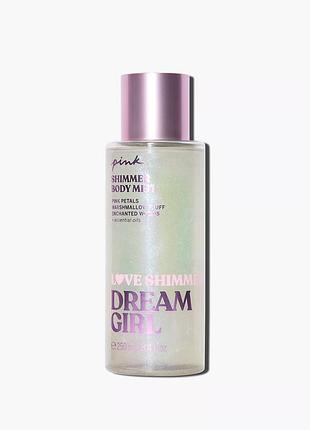 Парфумований міст / спрей з шимером victoria’s secret pink dream girl