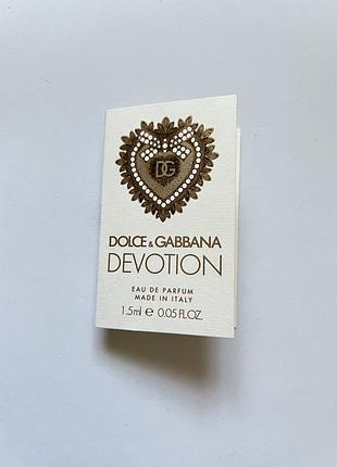 Dolce & gabbana devotion пробник