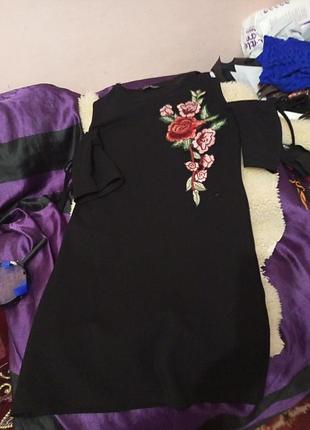 Чорна сукня вишивка 7