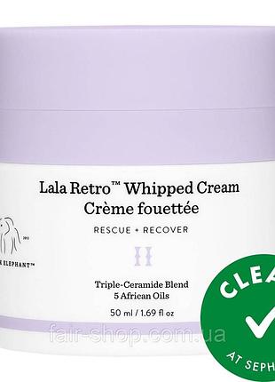 Крем для лица drunk elephant с керамидами lala retro whipped cream 50мл