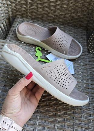 Сами удобные шлепанцы crocs
literide w7-37/38
