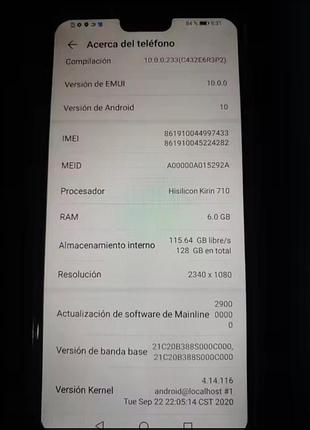 Мобильный телефон honor 8x4 фото