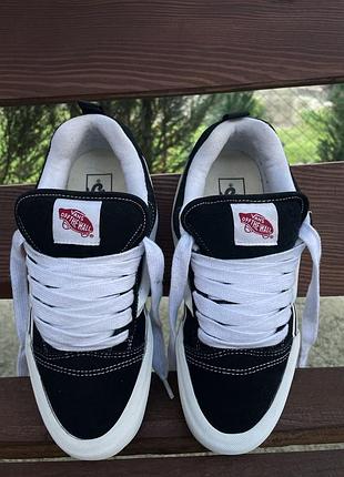 Оригінальні vans knu skool black/white венс, ванс old