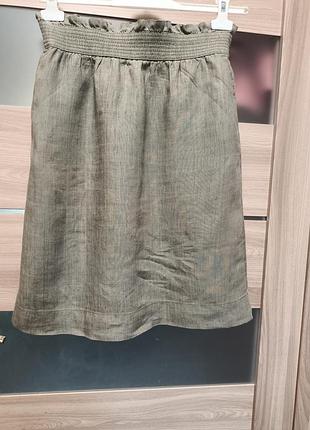 Юбка юбка 100% лен.