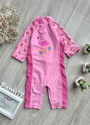 Купальний комбінезон купальник на дівчинку 12-18 міс