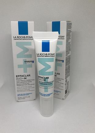 Оригінал la roche-posay effaclar duo +m коректуючий відновлюючий крем догляд