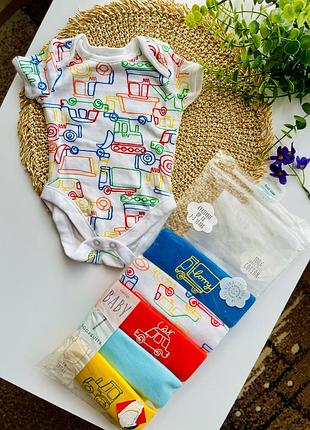 Боді для новонароджених з коротким рукавом від george