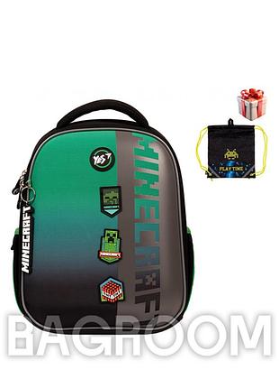 Рюкзак школьный каркасный yes minecraft icons h-100 559861