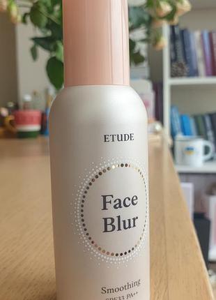 Etude face blur spf33 pa++ smoothing
крем-база под макияж
