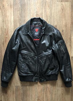 Шкіряна куртка david moore m-l оригінал