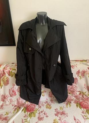Чорний тренч р. 48-50